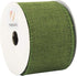 HUIHUANG Sage Burlap Ribbon Wired Solid Wired Edge Ribbon 2.5 inch Jute Ribbon Sage Green for Wreaths, Big Bows, Crafts, Decorations -10 Yards (30...