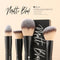 DUcare Makeup Brushes Duo End Foundation Contour Powder and Buffer Brush Bronzer Double Makeup Brush Set 2Pcs black...