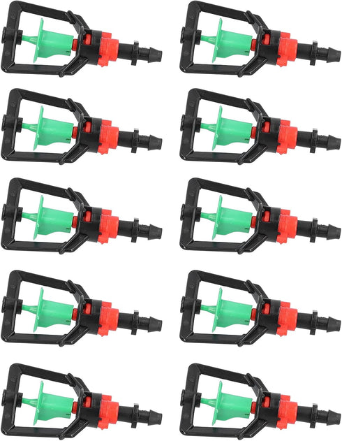 HEEPDD 10 Pcs Drip Irrigation Spray Agricultural Irrigation Equipment Drippers Emitters, Rotating G Type Micro Nozzle Garden Irrigation Drippers f...