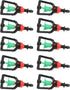 HEEPDD 10 Pcs Drip Irrigation Spray Agricultural Irrigation Equipment Drippers Emitters, Rotating G Type Micro Nozzle Garden Irrigation Drippers f...