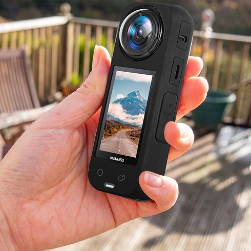 JINSERTA Dual Lens Guards for Insta360 X4 Action Camera, Protective Case for Insta 360 ONE X4 360 Waterproof Action Camera Accessory (PC)...