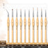 Miniature Paint Brushes,10pcs Micro Detail Paint Brush Set?Small Thin Paintbrush for Acrylic, Watercolor, Oil, Craft, Models, 40k Line Drawing...