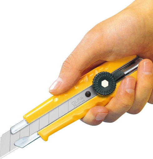 OLFA 18mm Heavy-Duty Ratchet-Lock Utility Knife (L-1)...