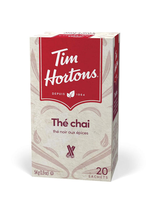 Tim Hortons Chai Tea Bags, 20 count, 54g | 1.9oz (Imported from Canada)...