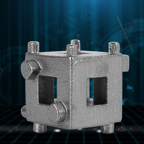 for oemtools rear disc brake tool Car Brake Calliper Adaptor,Carbon Steel Rear Disc Brake Piston Retractor Tool Wind Back Cube Calliper Adaptor Si...