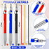 12 Pcs Welders Pencil with 36Pcs Silver Round Refills, Mechanical Pencils Metal Marker with Built-in Sharpener for Pipe Fitter Welder Steel Constr...
