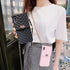 LUVI Compatible with iPhone 12 Mini Wallet Case with Crossbody Strap Lanyard Neck Strap Credit Card Holder with Purse Handbag Shoulder Strap Silic...