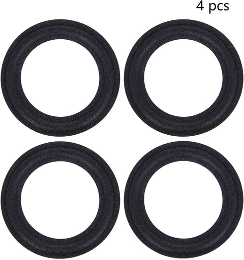 Fielect 6 Inch Speaker Foam Edge Surround Rings Replacement Parts for Speaker Repair or DIY 4pcs...