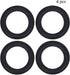 Fielect 6 Inch Speaker Foam Edge Surround Rings Replacement Parts for Speaker Repair or DIY 4pcs...
