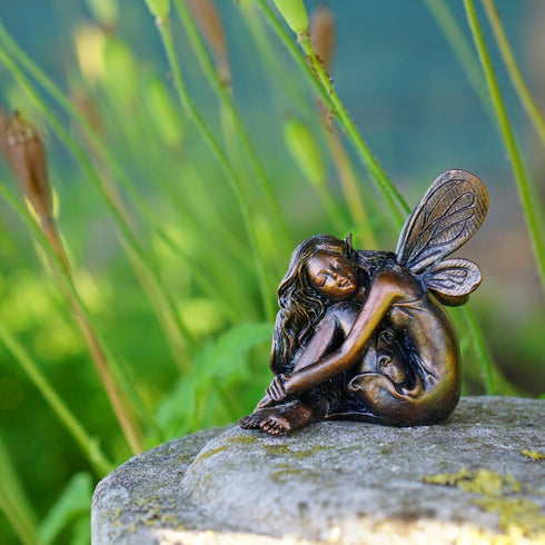 Top Collection Miniature Garden & Terrarium Fairy Napping Statue, Small...