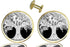 Custom Classic Jewelry Tuxedo Shirt Sliver Cufflinks Men's Unique Business Wedding Gifts (Tree of Life)...
