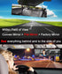 (Newest Version) SkycropHD Frameless Rear View Mirror Interior Panoramic Wide Angle Mirror Eliminate Blind Spots for Car SUV Truck – Flat,11.8in (...