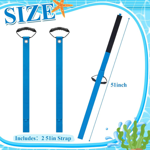 2 Pcs Pool Noodles Storage Pool Noodles Organizers with Handles Storage Straps for Hanging and Carrying Pool Noodles Garden Hose Pool Vacuum Hose ...