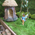 TG,LLC Treasure Gurus Ivy Vine Tree Swing Dark Hair Fairy Girl Mini Figurine Garden Decor Dollhouse Supply...