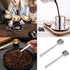 2-piece stainless steel tablespoon measure spoon, coffee scoop 1 tablespoon, long handle coffee scoop suitable for coffee powder and coffee making...