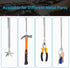 Rechabite 2 Pieces 5 LBS Flexible Magnetic Pickup Tool Set, 23.6" Spring Bendable Extension Pick Up, with Pen Clip Design, Magnet Stick Kit for Me...