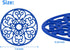 CHEFBEE 3PCS Trivets for Hot Dishes, Trivet Hot Plate Holder for Pots and Pans, Countertop, Silicone Trivet Mat Non-Slip Heat Resistant Kitchen Te...