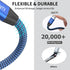 USB to USB Cable 3FT,Durable Braidedfor USB 3.0 Male to Male Type A to Type A Cable Data Transfer Compatible with Hard Drive, Laptop, DVD Player, ...