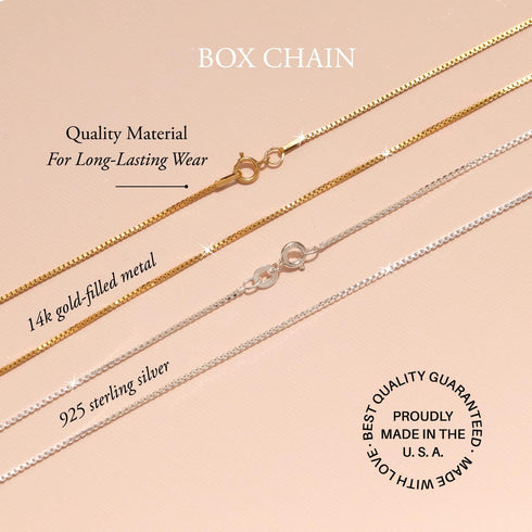 Dainty Thin Chain Choker Necklace for Women Girls - Real 925 Sterling Silver and 14K Gold Filled, Quality Strong Durable Lightweight, Made in USA,...
