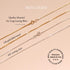 Dainty Thin Chain Choker Necklace for Women Girls - Real 925 Sterling Silver and 14K Gold Filled, Quality Strong Durable Lightweight, Made in USA,...