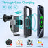 Wireless Car Charger, 15W Auto-Clamping Charger Mount, Air Vent Car Charging Holder for iPhone 15 14 13 12 11 Pro Max Plus Mini X Xr Xs, Samsung S...