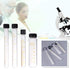 8 Pcs Tubes Graduated Glass Test Tubes with Screw Caps Calibration Test Tubes 10ml 15ml 20ml 30ml...