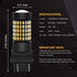 PHINLION Super Bright White Amber Dual Color Switchback 3157 3155 3057 3457 4157 LED Bulbs with Projector for Car Front Turn Signal Parking Lights...