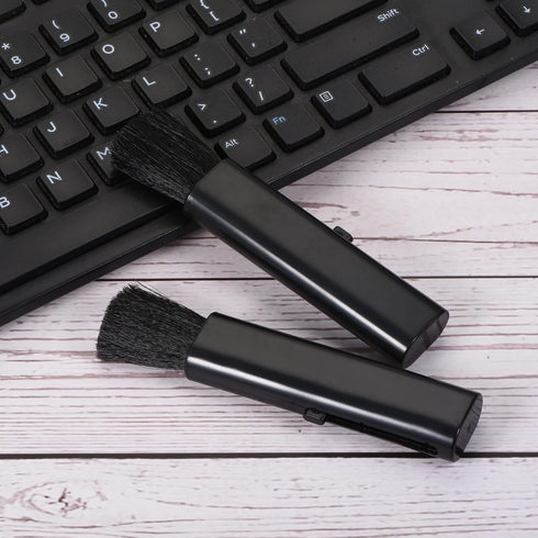 MECCANIXITY Computer Cleaning Brush Tools Soft Bristle with 3.6 Inch Plastic Handle for Keyboard, Camera Lens, Electronics, Home, Office, 2 Pack...