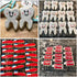 6Pcs Tooth Brush/Toothpaste/Teeth Cute Stainless Steel Cookie Cutter Fondant Cutter Baby Kids First Tooth Party Decorations Supplies Dentist Birth...