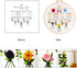 Westhood 3 Sets Beginners Embroidery kit, Different Stitches Practice with Instructions, Embroidery Starters Kit with Patterns Include 2 Wooden Em...