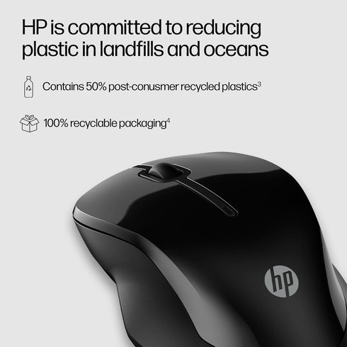 HP 250 Dual Mouse - for Computer or Laptop - Multi-OS & Device Compatibility, Dual-Mode 2.4 GHZ or Bluetooth Connectivity - Multi-Surface Technolo...