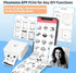 M02S Portable Mini Pocket Printer Wireless Bluetooth Thermal Printer Photo Printer Mobile Printer Sticker Maker Compatible with iOS and Android 30...