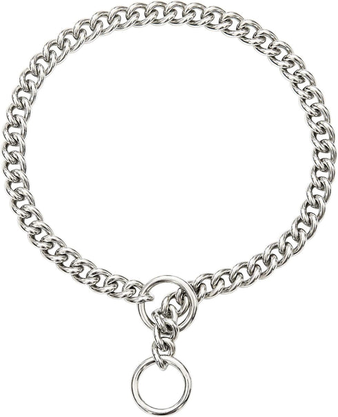 Gold Chain Dog Collar Cuban Link Chain Stainless Steel Metal Links 11MM Heavy Duty Walking Training Collar for Medium Large Dogs(11MM, 24")...