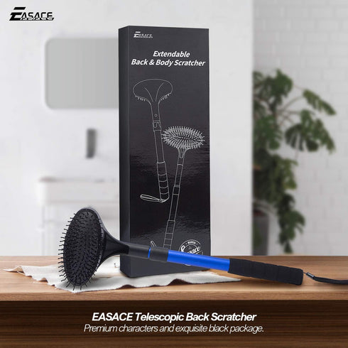 EASACE Telescopic Back Scratcher with Long Handle 21.5 Inch Adjustable Backscratchers Telescoping for Women Men Pregnant Extendable Head Body Scra...