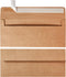Wishop 50 Pack #10 Business Envelopes Self Seal 4x9 Standard Envelopes for Business, Invoices, Letter Mailing, 4 1/8 x 9 1/2 Inches (Brown, 4.13 x...