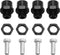 4Pack Share Goo Metal 12mm to 17mm Wheel Hex Drive Hub Adapter Conversion 15mm Offset Extension Compatible with Tamiya Axial RC4WD Traxxas HPI Him...