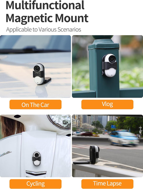 Magnetic Neck Mount Holder with Lanyard Strap Accessory for Insta360 Go 3...