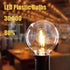G40 Light Bulbs Replacement,1 Watt Shatterproof Plastic LED Globe Bulbs for Outdoor Indoor String Lights,E12 or C7 Candelabra Base, Equivalent 5Wa...