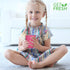 GET FRESH PLA Kids Cups Set – 4-Pack Melamine-Free Dinner Cups for Kids and Toddlers – Microwave Safe Stackable BPA-Free PLA Childrens Dinnerware ...