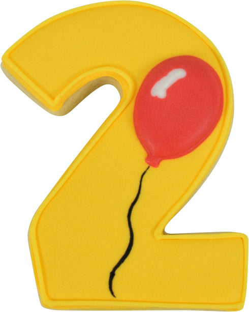 R&M International Numbers 3" Cookie Cutters, Assorted Colors, 9-Piece Set...
