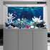 AWERT 48x24 inches Ocean Floor Aquarium Background Undersea Theme Aquarium Background Underwater Fish Tank Background...