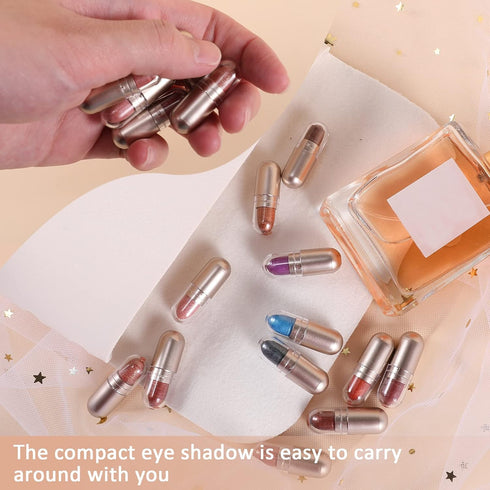 Boobeen 12 Colors Eyeshadow Palette High Pigmented Brighten Eyeshadow Set Blush Highlighting Powder Makeup Set Natural Eye Shadow Kit For Beginner...