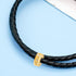 Lystaii 5.5 Yards Genuine Leather Cord 4mm Round Braided Bolo Leather Cord Brown Leather Strip Braiding Antique Leather Strap 5m Long for Bracelet...