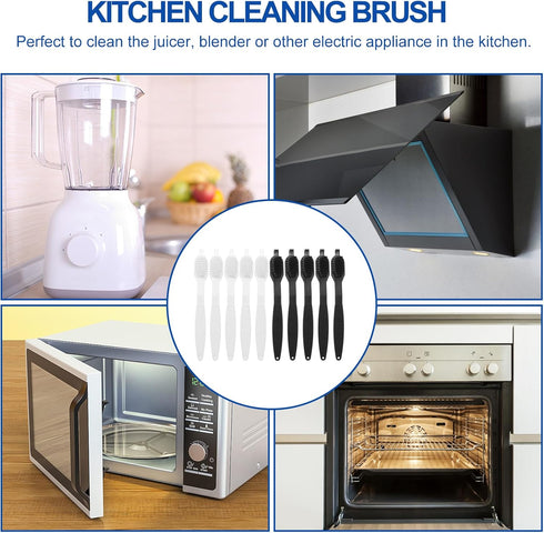 OSALADI 10Pcs Crevice Cleaner Brush Gap Cleaning Brush Juicer Cleaning Brush Hard Bristle Brush Household Cleaning Brushes Cleaning Brush Set for ...