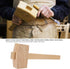 13.8'' Beech Wood Mallet, Manual Ice Hammer Mallet Solid Carpenter Wooden Hammer, Woodworking Carving Mallet Woodworking Hand Tool...