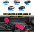 2 PCS Car Gear Shift Knob Cover & Handbrake Cover, Comfortable Anti-Slip Auto Shift Knob Protector, No Scratch Hand Brake Lever Handle Cover(Rose ...