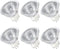 MR16 Halogen Bulb 35W Dimmable 12V GU5.3 Bi-pin Base Spotlight with Long Lifespan, 6 Pack MR16 Bulbs with Clear Glass Cover for Landscape Lights, ...