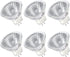 MR16 Halogen Bulb 35W Dimmable 12V GU5.3 Bi-pin Base Spotlight with Long Lifespan, 6 Pack MR16 Bulbs with Clear Glass Cover for Landscape Lights, ...