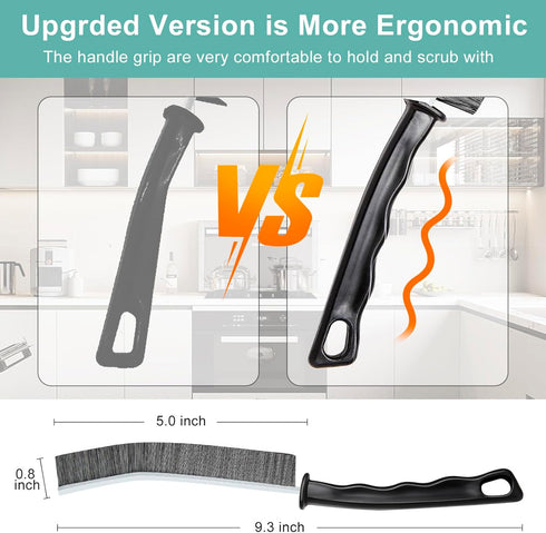 Crevice Cleaning Brush?Hard-Bristled Crevice Cleaning Brush?2024 New Multifunctional Gap Cleaning Brush Tool?Dead Corners Brushes for Bathroom Kit...