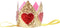 Kirei Sui Baby Girls Valentine's Day Hearts Red Glitter Crown Headband...